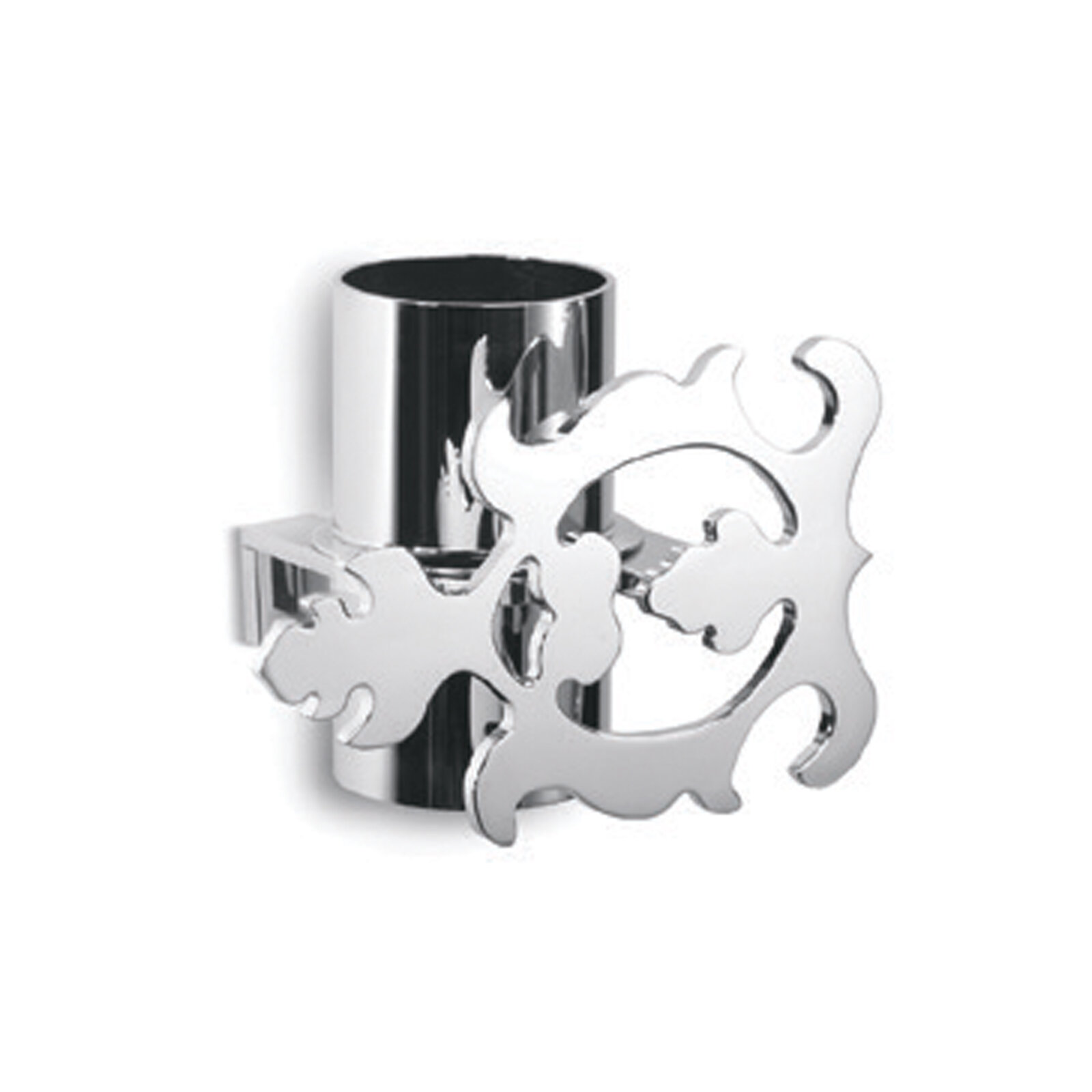 Left стакан including metal стакан wall mounting Bertocci, Grimilde