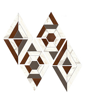 Mosaico Match Polished (композиция из 8 элементов) Atlas Concorde, Marvel Shine