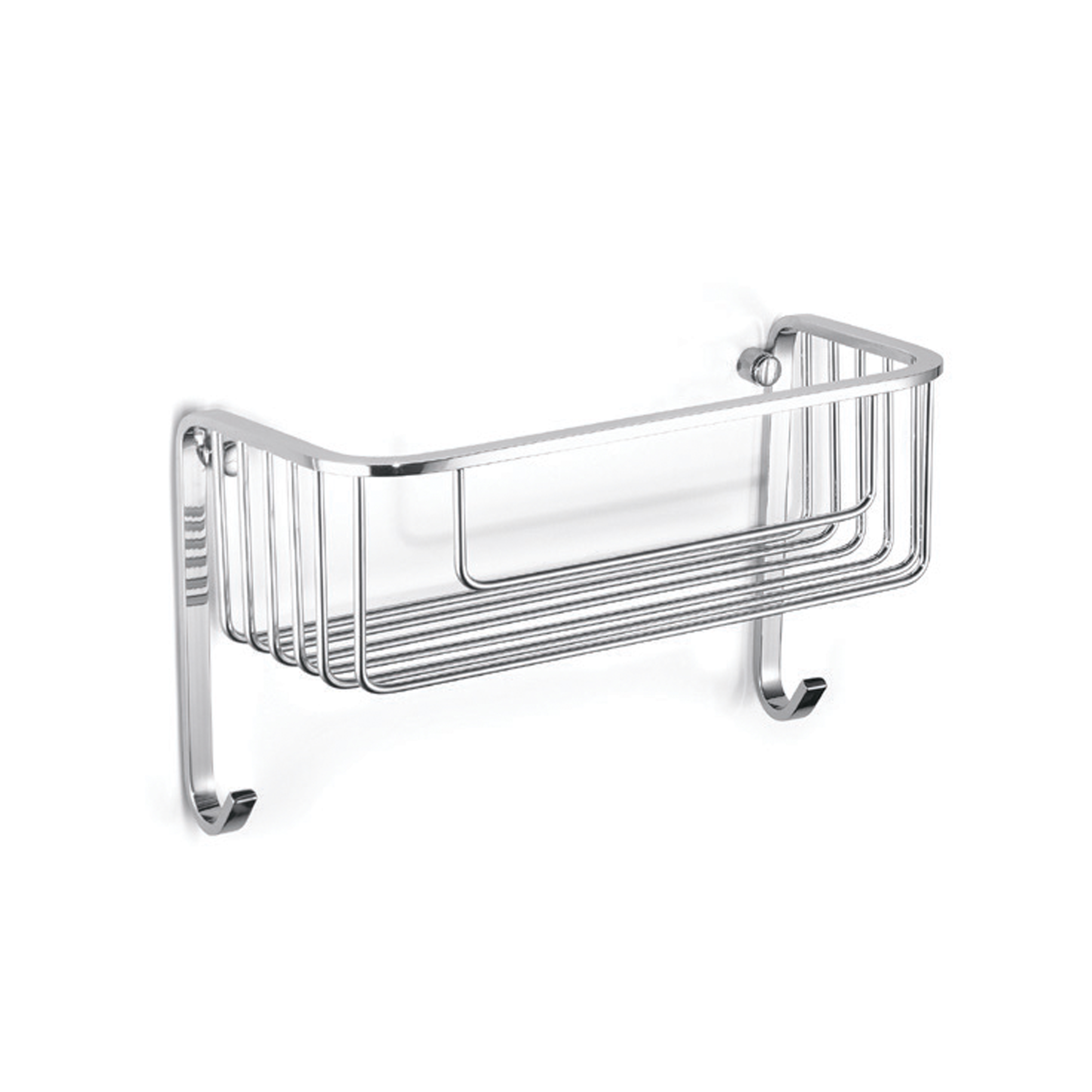 Grilled soap basket с 2 hooks L 26 wall mounting Bertocci, Complements