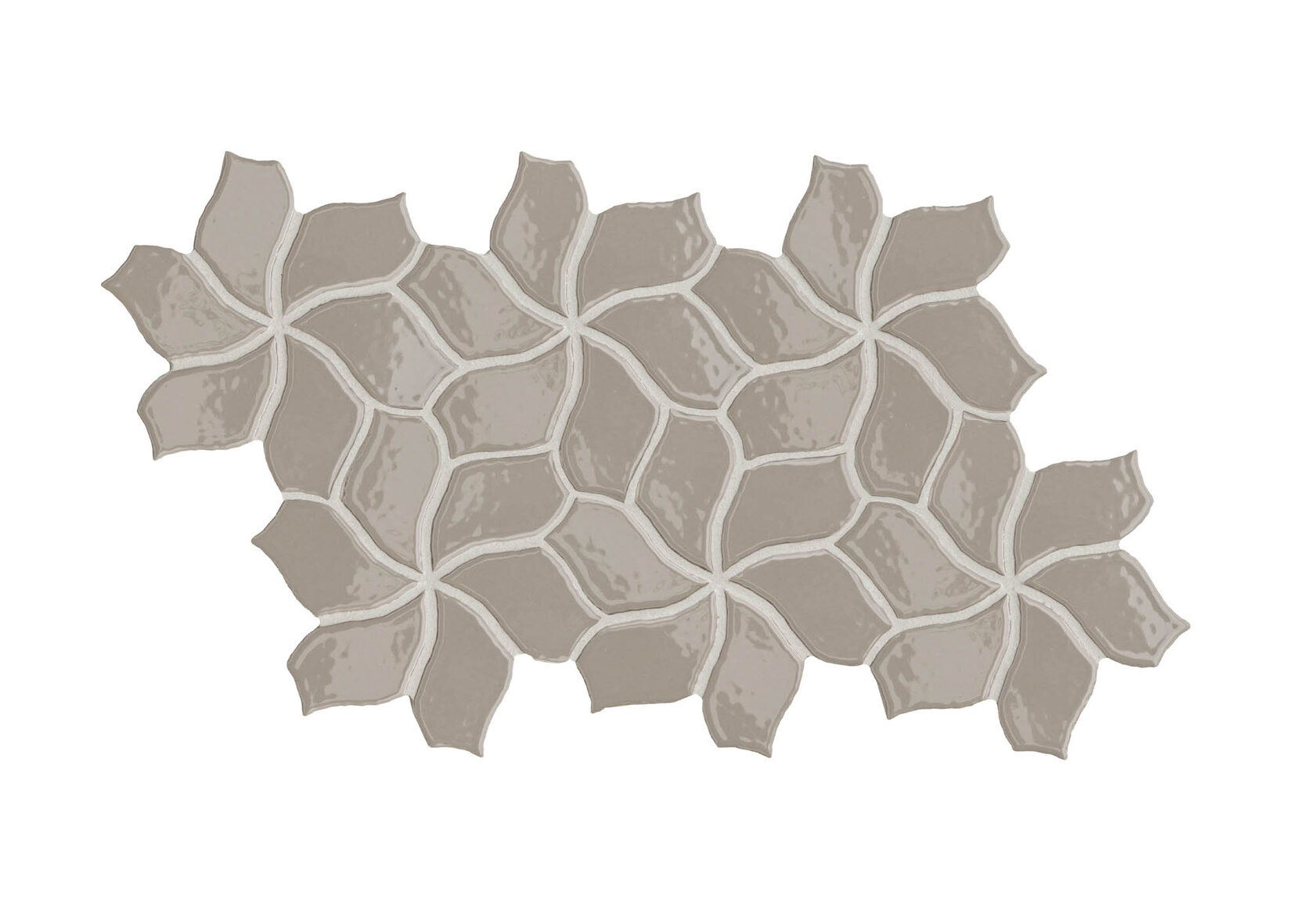 Flower Grey Glossy Mutina, Botanica