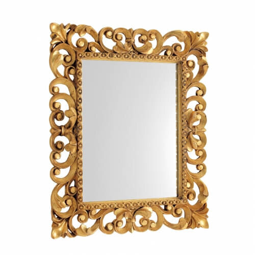 Daisy Зеркало в прямоугольной раме Mirror White or Black Silk Matt, 3SC, Florentine ART Mirrors