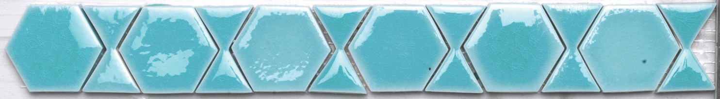 Fregio Esago Azzurro Tonalite, Kraklé