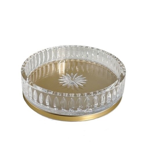 Лоток круглый с бортиками 3SC, Elegance Crystal