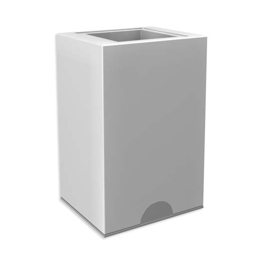 White solid surface стакан countertop Bertocci, Polo