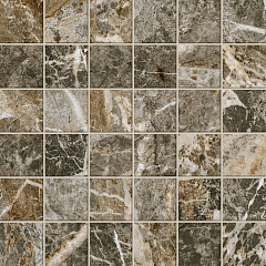 Breccia di Caravaggio Mosaic Лаппатированная Atlas Concorde Russia, Forte dei Marmi Quark