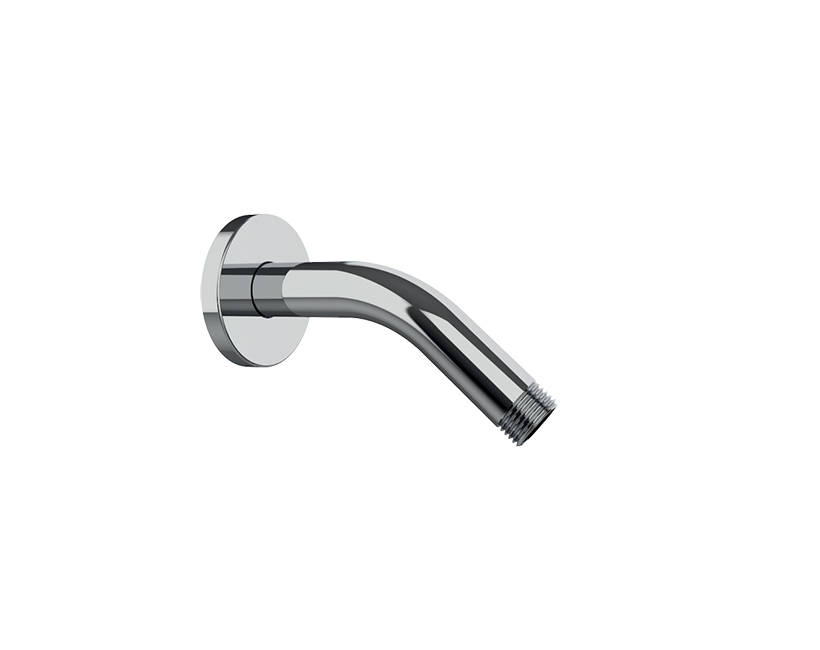 Короткий душевой кронштейн с круглой розеткой и подключением NPT Almar, shower arms