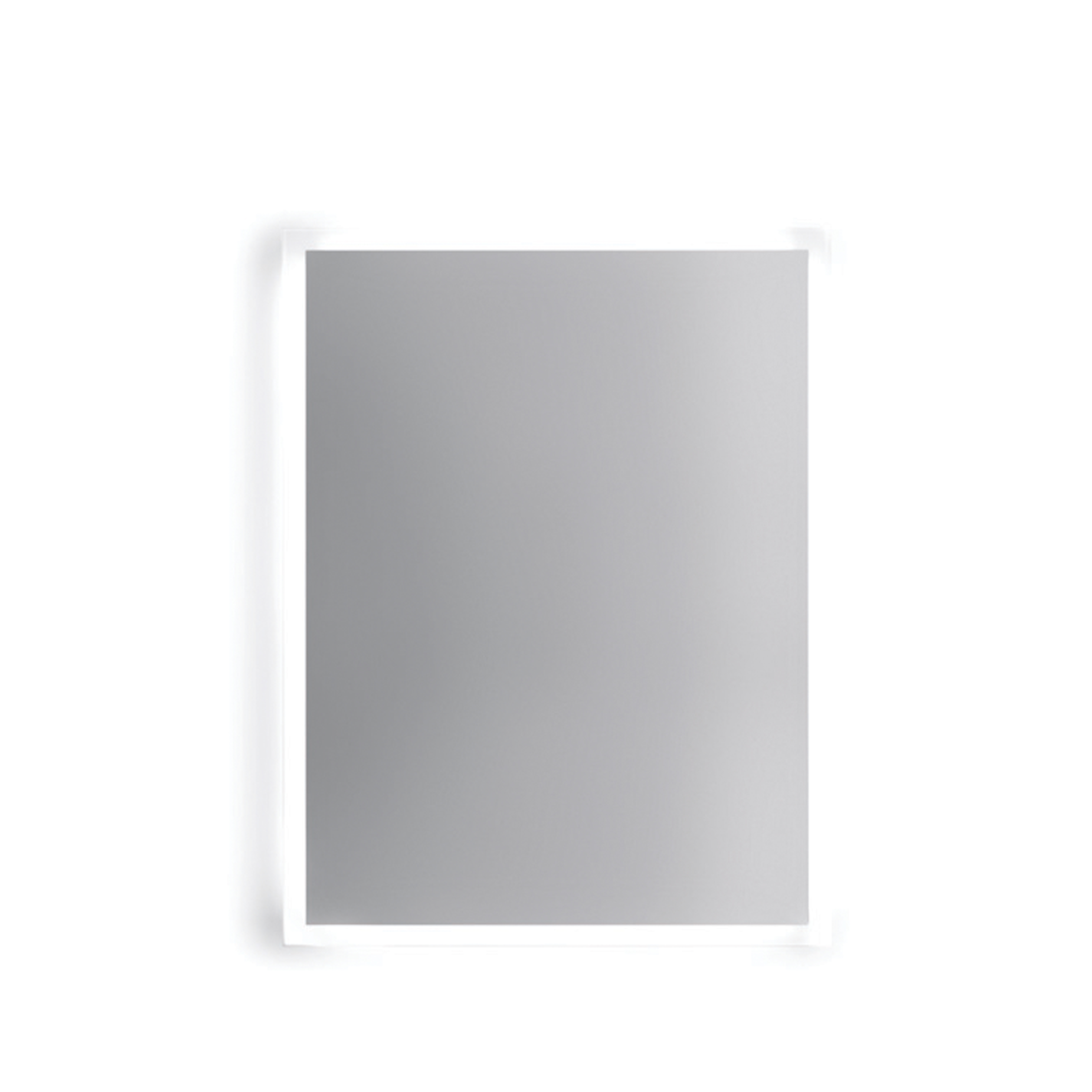 Прямоугольный зеркало с perimetric sandblasting 3 cm. and LED light (reversible item) L 80 wall mounting Bertocci, Mirror
