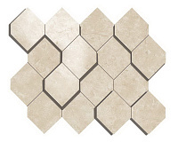 Cream Prestige Mosaico Esagono 3D Atlas Concorde, Marvel Stone
