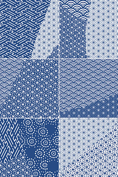 Japan Mix Blue Lucido FIORANESE, KINTSUGI