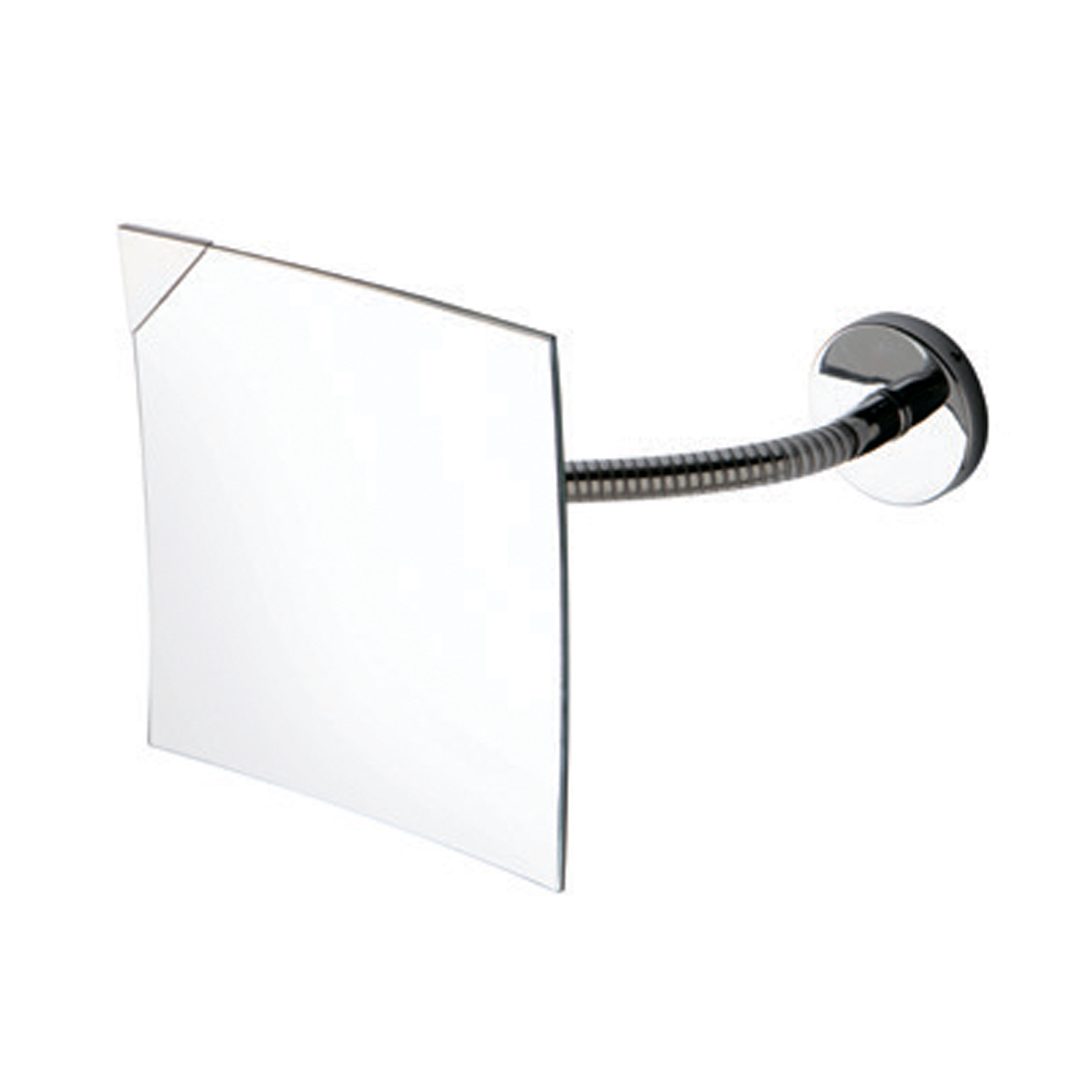 Wall mounting квадратный brass magnifying зеркало 2X с gas-pipe shaped arm Bertocci, Mirror