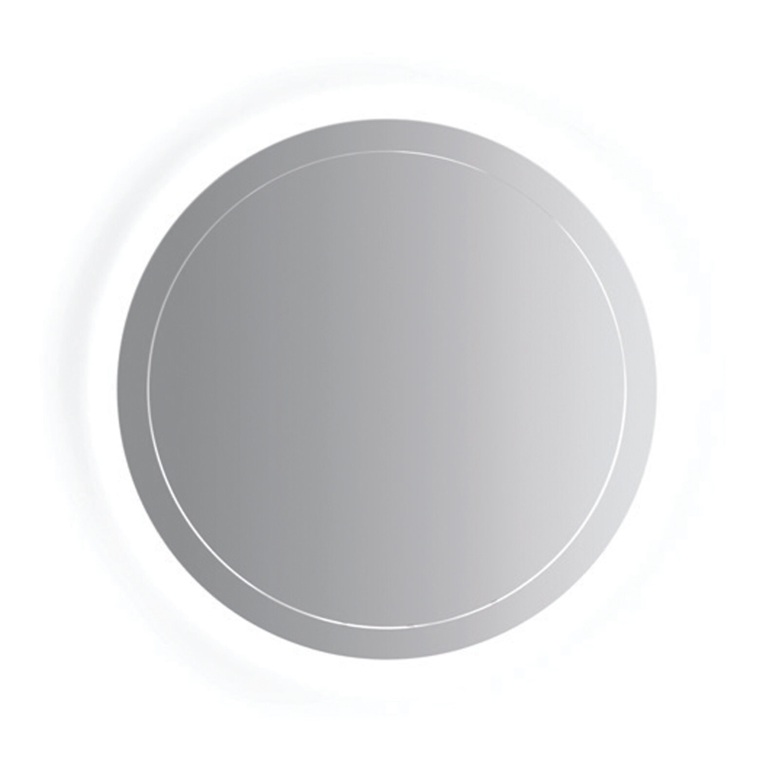 Double зеркало с double perimetric lighting (Outer diam.cm.80 – Inner diam.cm.70 wall mounting Bertocci, Mirror