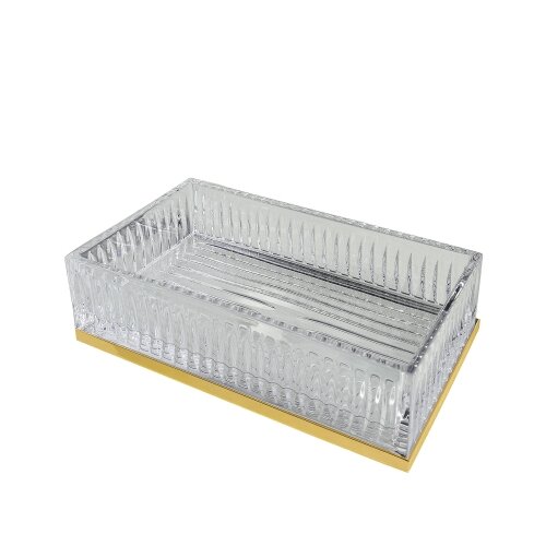 Лоток прямоугольный с бортиками 3SC, Elegance Crystal