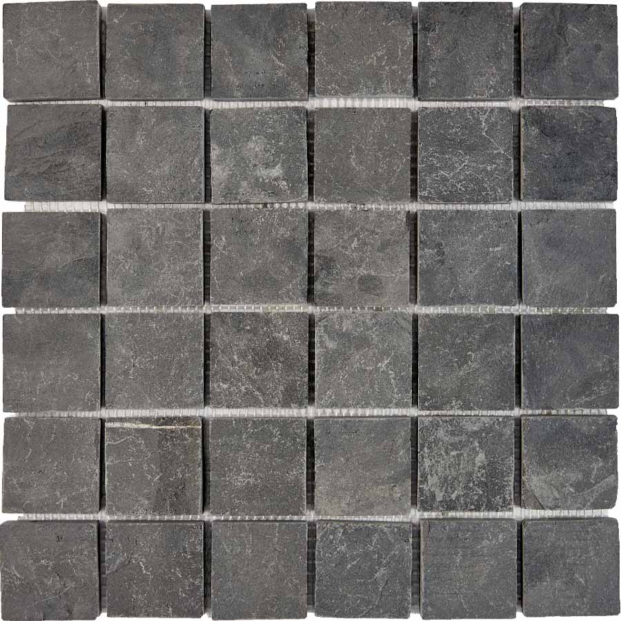 PIX 298 Slate Black, чип 48х48 мм, сетка 305х305 мм Pixel, Сланец