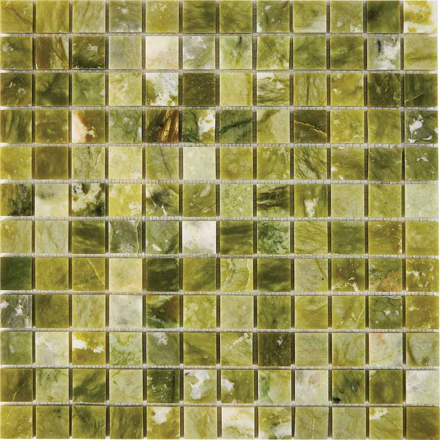 PIX 214 Dondong, чип 23x23 мм, сетка 305х305x6 мм, Полированная Pixel, Мрамор