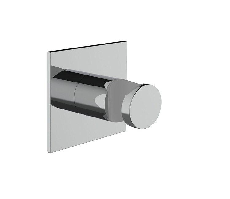 Настенный держатель с квадратной розеткой Almar, water outlets and flex hoses