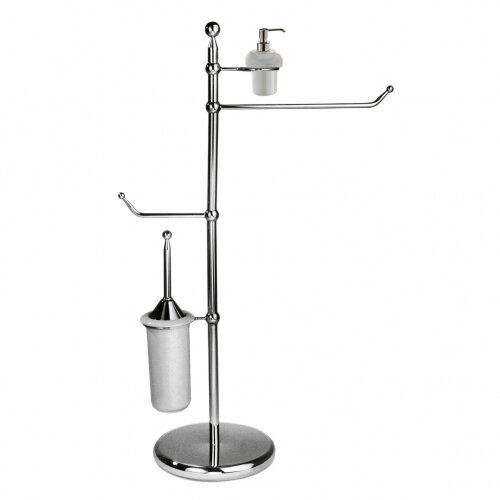 Напольная стойка для унитаза и биде Standing Soap Dispenser, Towel Holder, Toilet Paper, 3SC, Pastelli