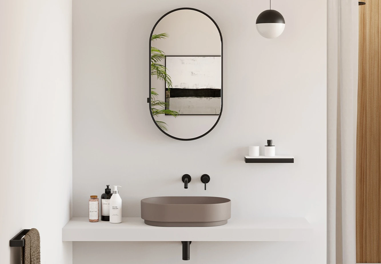 овальная раковина 60 Cielo, Mare
