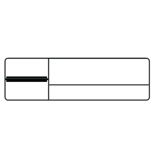Multifunctional metal bracket с держатель туалетной бумаги and inner space cm.28 for resin complements (left) wall mounting Bertocci, FLY