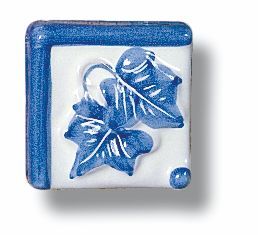 Angolo Specchiera Edera Bleu Tonalite, Provenzale