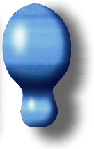 Sguscio Angolo Esterno Bleu Genziana Tonalite, Provenzale