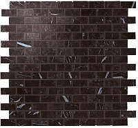 Nero Marquina Mosaico Lappato Burattato Atlas Concorde, Marvel Stone