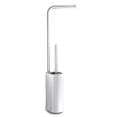 Standing туалетный ёршик с vase + держатель туалетной бумаги (керамическая) countertop Bertocci, Piantane Goccia