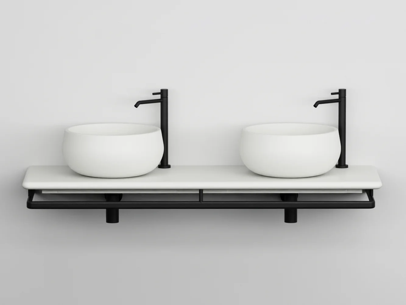 140 Ceramic полка с раковинаs Cielo, Teseo