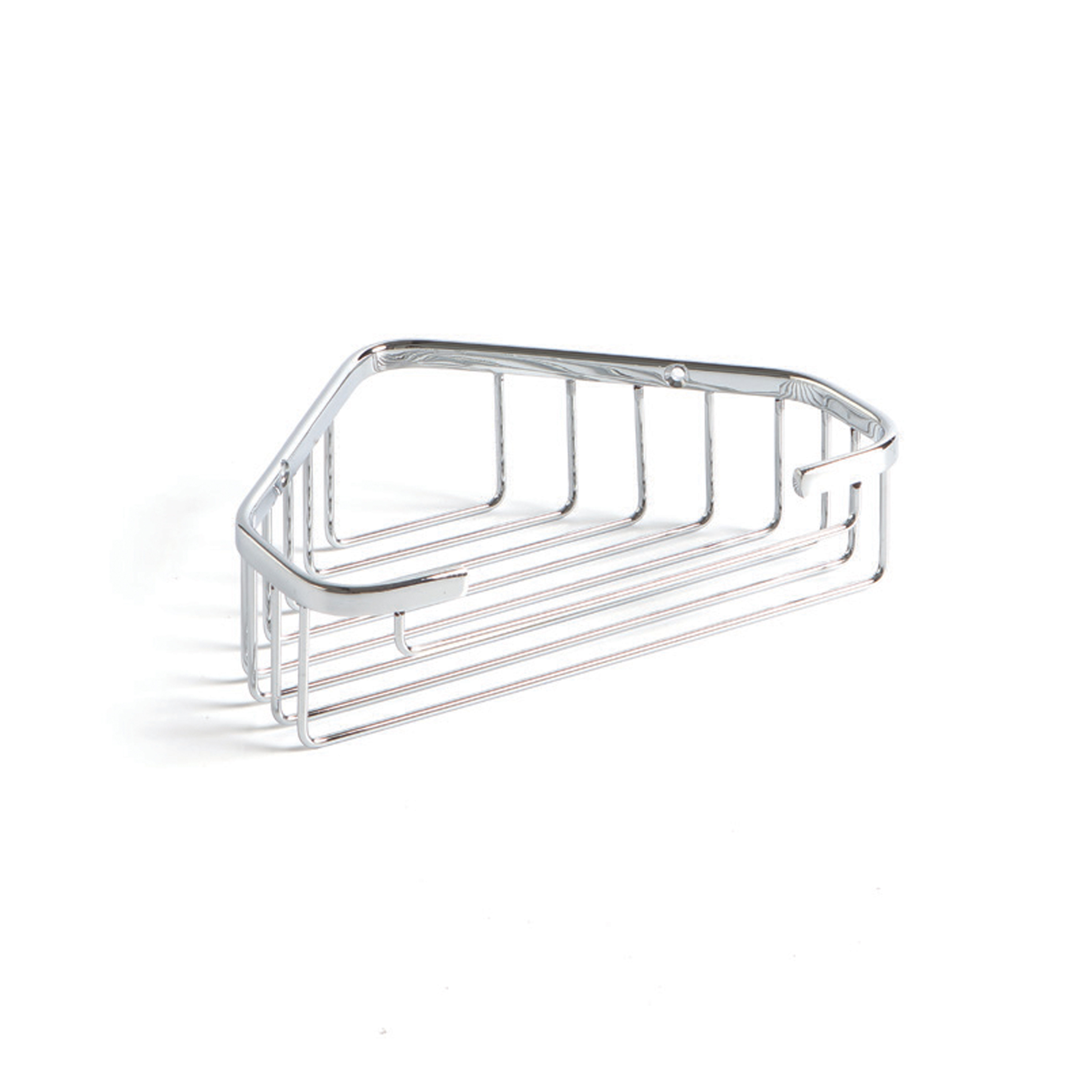 Corner grilled soap basket wall mounting Bertocci, Complements