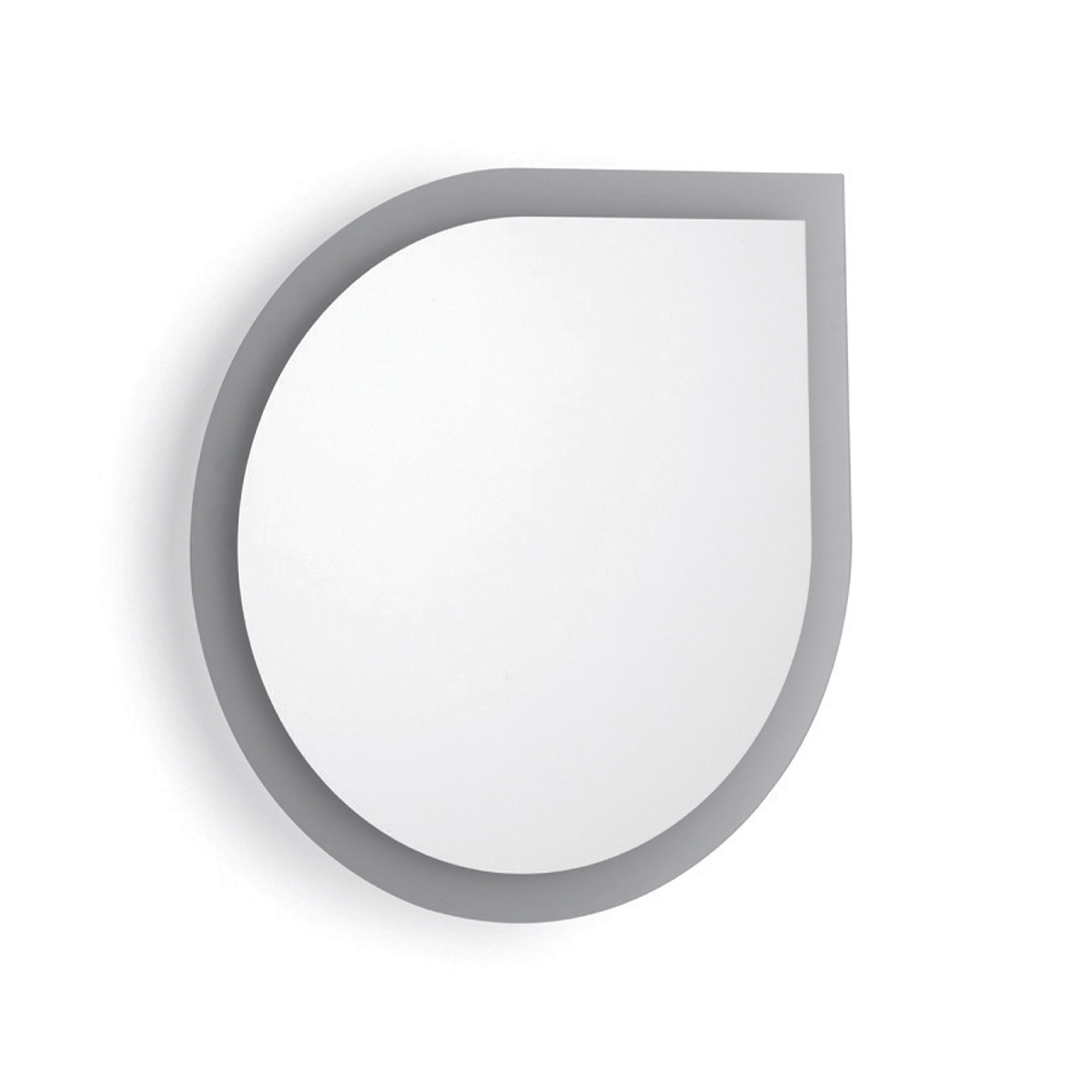 Drop-shaped зеркало с perimetric lighting wall mounting Bertocci, Mirror