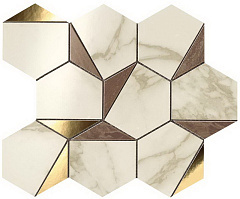Gold Hex Brown-Calacatta Atlas Concorde, Marvel Edge