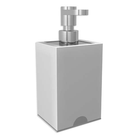 White solid surface дозатор countertop Bertocci, Polo