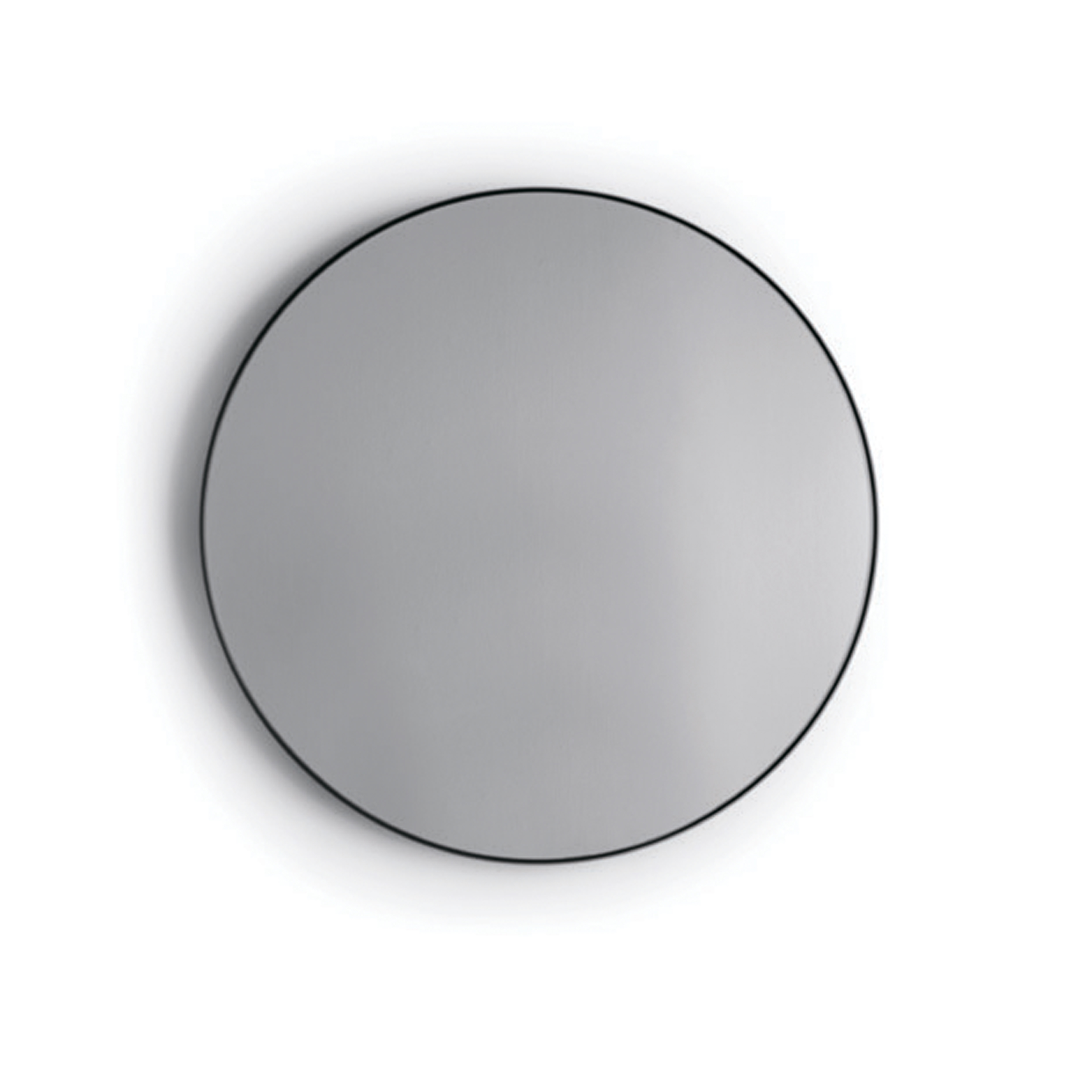 Круглый зеркало с varnished steel frame Ø 60 cm without lighting and с tilting mechanism wall mounting Bertocci, Mirror
