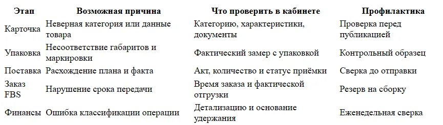 Почему Wildberries начисляет штрафы и как их избежать