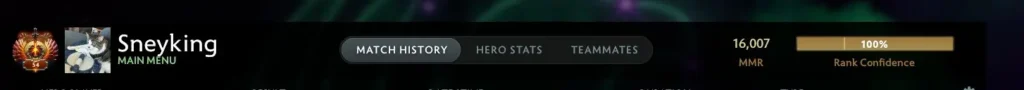 Sneyking достиг отметки в 16 тысяч MMR