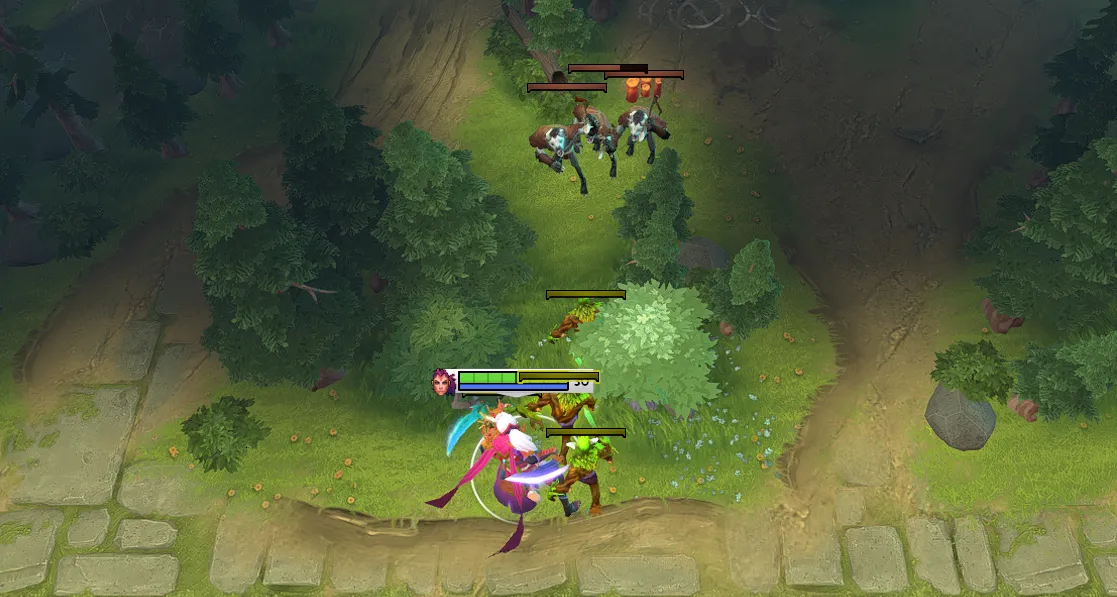 Как стакать и отводить крипов в Dota 2