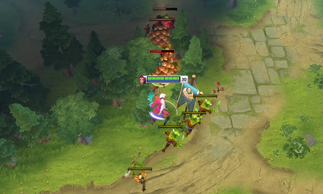 Как стакать и отводить крипов в Dota 2