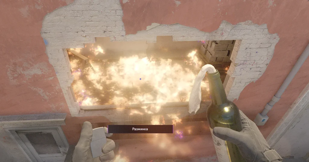 19 раскидок молотовых на карте Mirage в CS 2