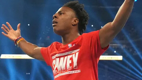 IShowSpeed прыгнул на Логана Пола через комментаторский стол на WrestleMania 42