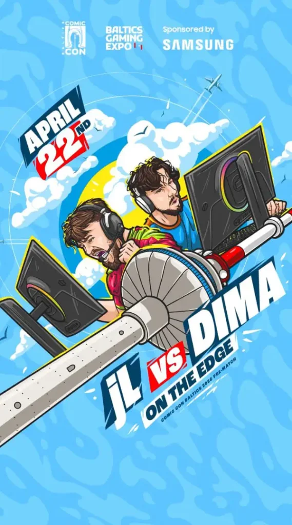 JL сыграет против dima_wallhacks на высоте 170 метров в Вильнюсской телебашне