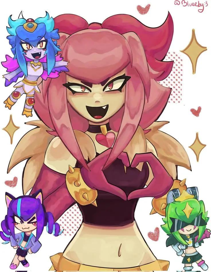 Лучшие арты и обои с Мелоди из Brawl Stars