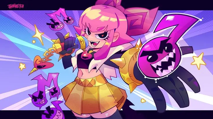 Лучшие арты и обои с Мелоди из Brawl Stars