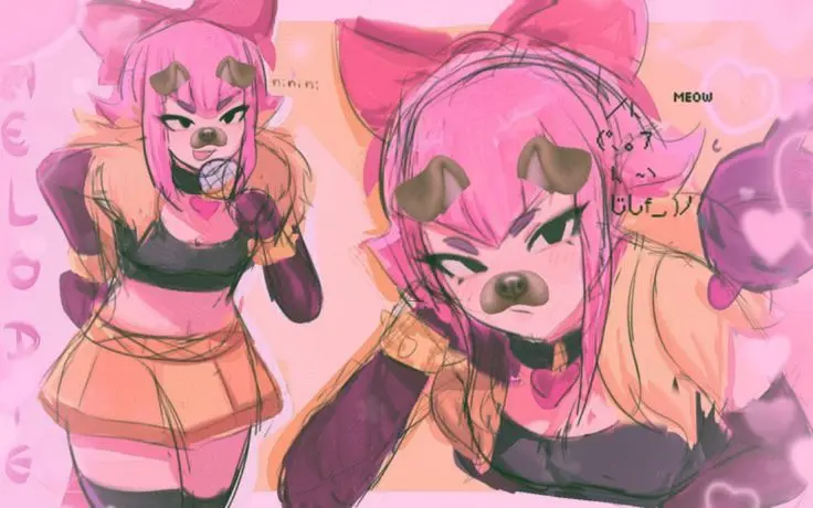 Лучшие арты и обои с Мелоди из Brawl Stars