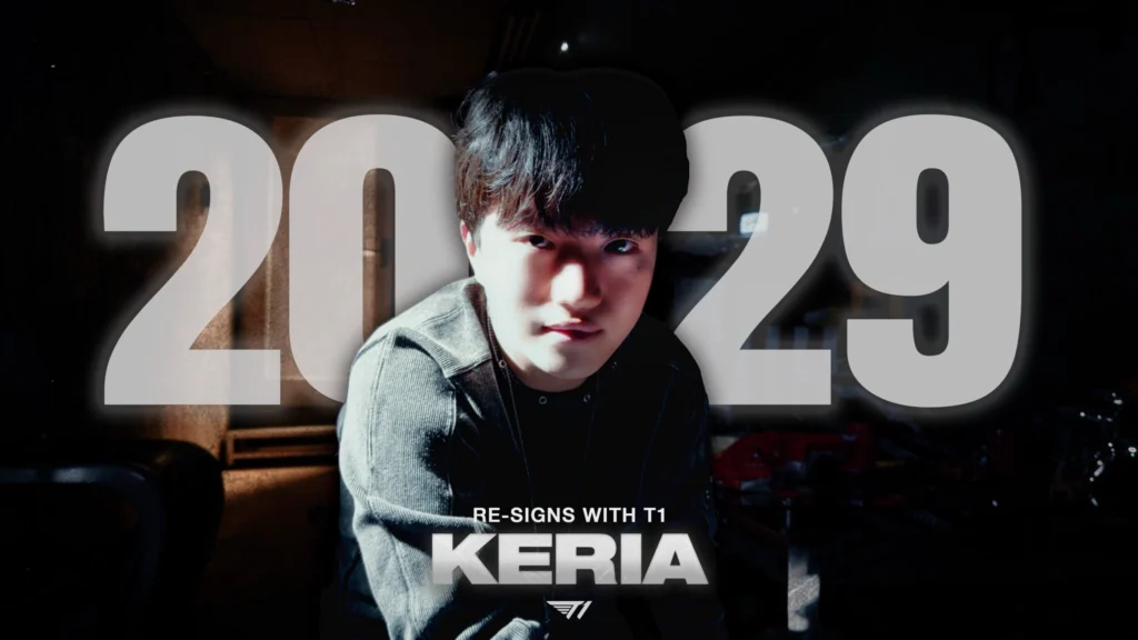 Трехкратный чемпион мира по LoL Keria продлил контракт с T1 до 2029 года
