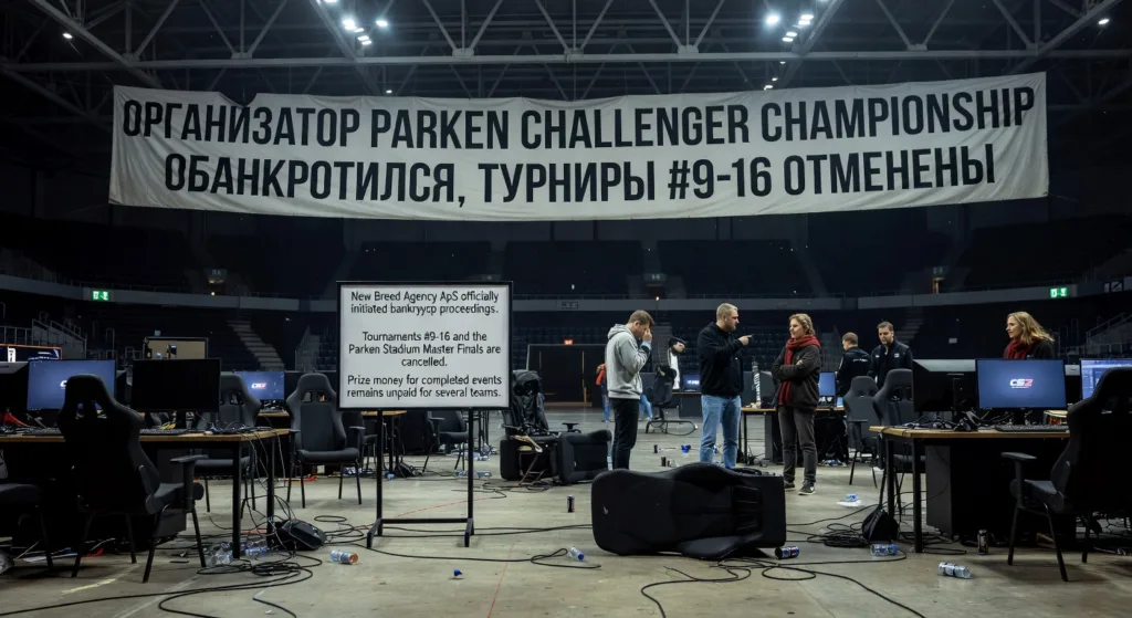 Организатор Parken Challenger Championship обанкротился, турниры #9-16 отменены
