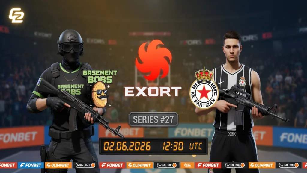 Basement Bobs и Partizan сошлись в BO3 на Exort Series #27
