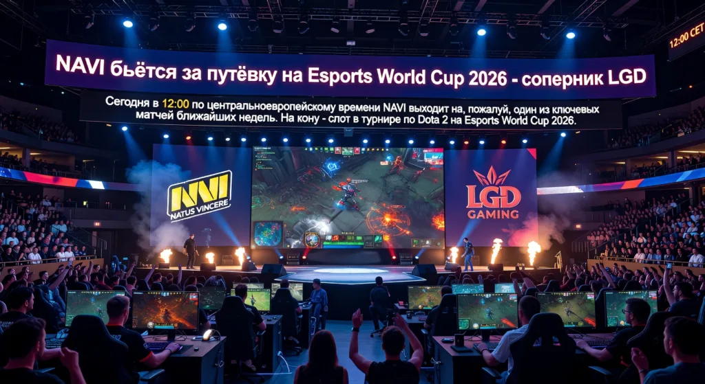 NAVI бьётся за путёвку на Esports World Cup 2026 - соперник LGD