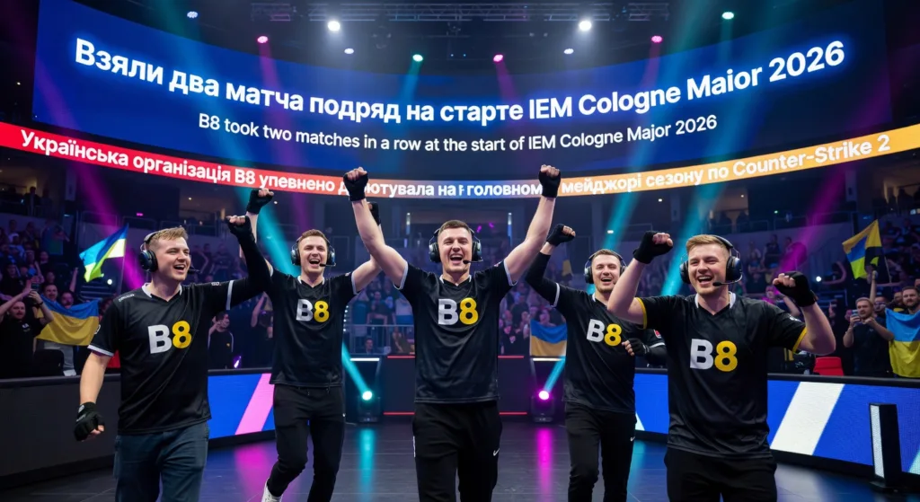 B8 взяла два матча подряд на старте IEM Cologne Major 2026