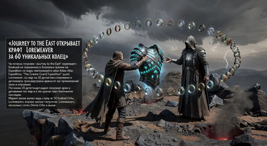 Journey to the East открывает крафт Loreweaver за 60 уникальных колец