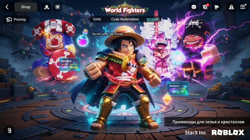 World Fighters раздаёт промокоды - Secret Luffy уже чуть ближе