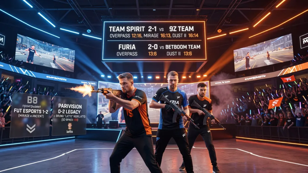 Team Spirit и FURIA вышли в плей-офф IEM Cologne Major